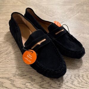 GENTLE SOULS KENNETH COLE Womens Black Moc-Driver And Mina Loafers Shoes 11